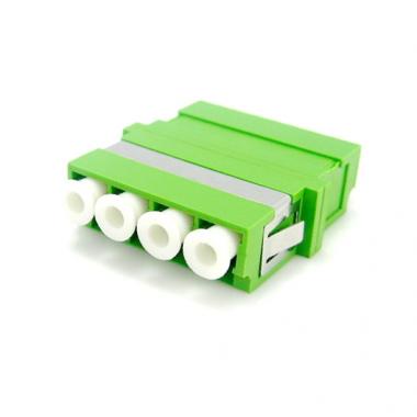 LC APC Quad Fiber Optic Adapter