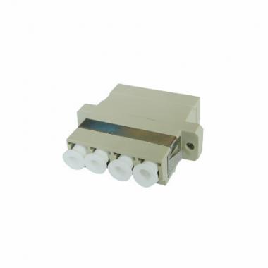 LC MM Quad Fiber Optic Adapter